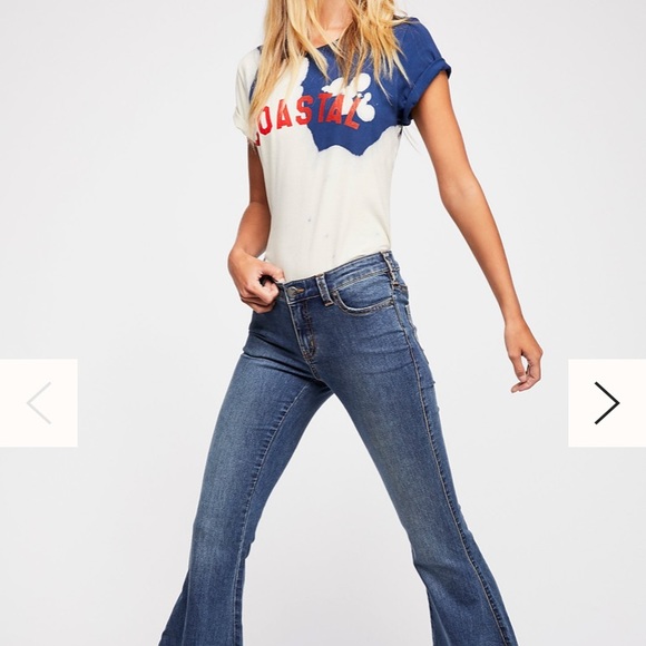 FP Super flare dark denim jeans - Picture 3 of 10